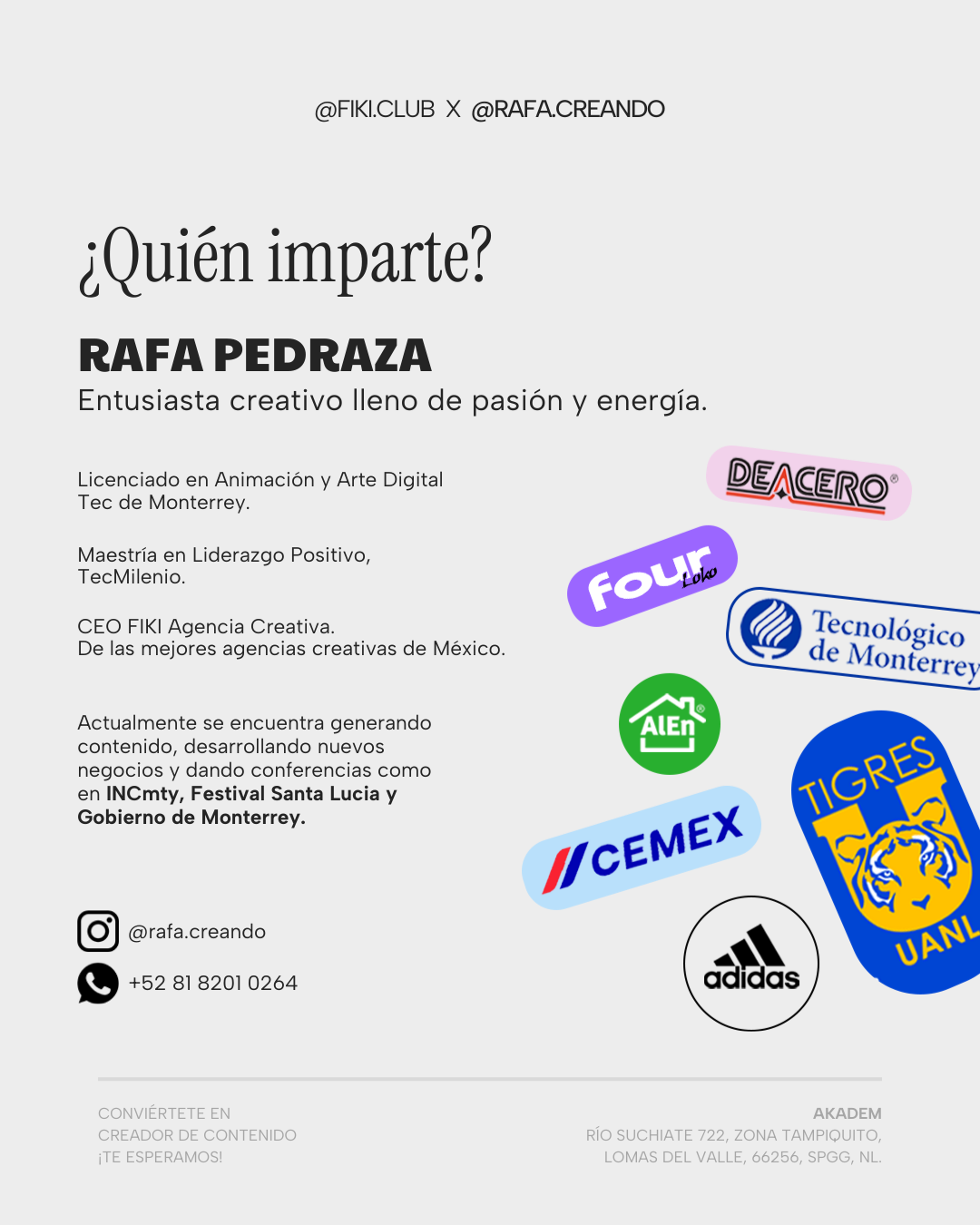 Conviértete en Creador de Contenido | MONTERREY 2025