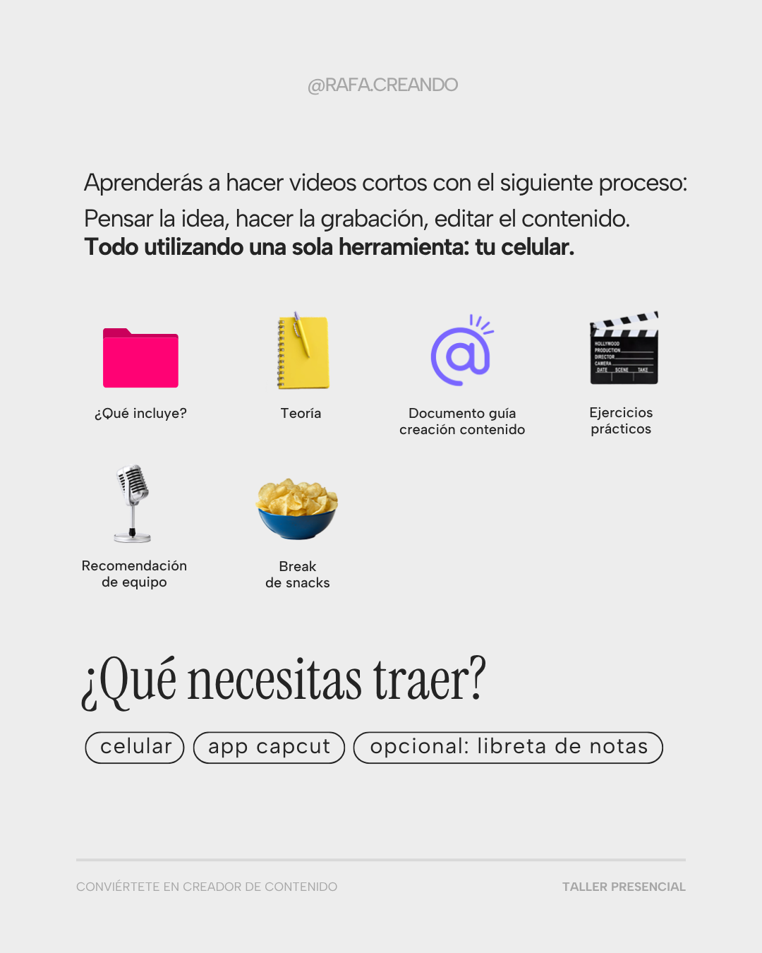 Conviértete en Creador de Contenido | Mérida junio 2025